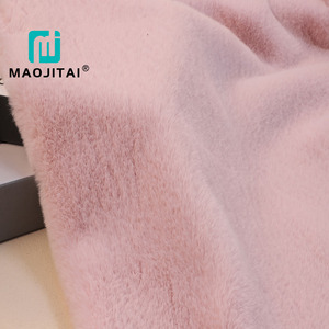 Bền vững giả thỏ lông dày đống in đồ chơi sang trọng tự động bọc may dệt kim 100% polyester ủng hộ - Product Image 1