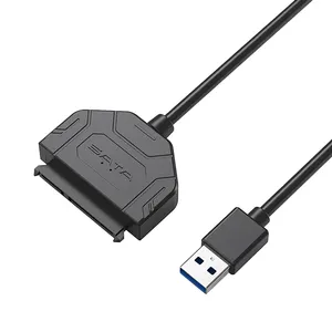 Tisata c SATA USB 3.0 adaptör kablo USB 3.0 Sata 3 dönüştürücü için 2.5 "HDD SSD adaptörü 22 Pin Sata III kablo