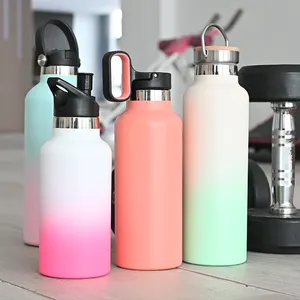 New Food Vacuum Flask High-end Business Vacuum Flask Gift Set 500ml Portable Insulated Vacuum Flask Thermos With Cup Lid