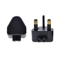 UK Type G à C8 convertisseur de prise d'alimentation BS carré 3 broches adaptateur mâle à femelle pour ordinateur portable de marque prises et prises