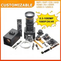 Modul Kamera Mini HD 5MP 1080p 2K DVP MIPI CSI, Modul Sensor Kamera USB CCTV CMOS OV5640 OV5647 dengan Autofokus dan Fokus Tetap Mini
