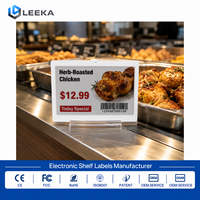 LEEKA Fabricante de Etiquetas Electrónicas ESL, Etiqueta de Precio Digital Inalámbrica a Prueba de Agua con Consumo de Energía Ultrabajo