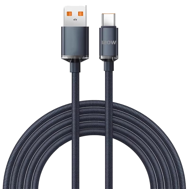120W USB Type C Super Fast Charging Cable 6A Pure Copper for Xiaomi Redmi for Huawei Oneplus VIVO IQOO OPPO Other Devices Power