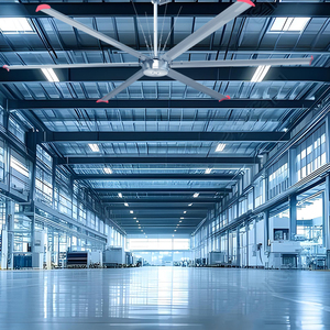 Oem nhà máy hvls công nghiệp Quạt trần lớn khối lượng cao lưu lượng không khí tùy chỉnh nhiệm vụ nặng nề thông gió cho không gian lớn - Product Image 1