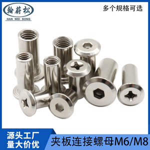 Tuerca en T Hanweisong M6, Tuerca de Cabeza Plana con Hexágono Interno, Métrica de 18 mm, para Placa de Sujeción - Product Image 4