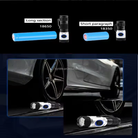 4 * XPG kecil Mini portabel daya tinggi Super terang USB isi ulang lampu senter luar ruangan berkemah pena klip Led senter taktis