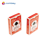 Cartes de jeu personnalisables les plus vendues Cartes de jeu chinoises bon marché Logo brodé Ensemble de poker en papier plastique Assurance commerciale imprimée