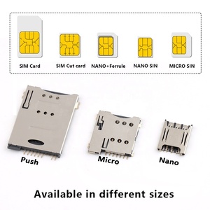 Đầu Nối Thẻ Nano <span class=keywords><strong>Sim</strong></span> 7pin Đầu Nối Thẻ Nhớ Đẩy SMT 6pin Đầu Nối Thẻ Nano <span class=keywords><strong>Sim</strong></span> - Product Image 4