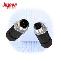 Conector Macho/Hembra Impermeable IP67 de 20A 300V con Bloqueo Rápido MJ20 de 2 Pines para Sistemas de Seguridad e Iluminación Exterior
