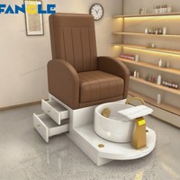Nouveau spa de massage corporel de luxe meubles de salon de manucure massage beauté chaise de pédicure rose salon de manucure spa
