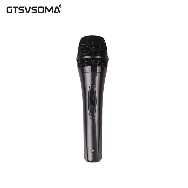 GTSVSOMA B8 Professional Wired Dynamic Handheld Microphone Noise Cancelling Mic for Karaoke Stage Party Live Performance