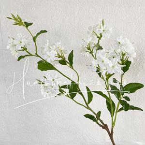 Ramo de flores artificiales de copo de nieve azul, flores de seda de alta simulación para decoración del hogar, mesa de sala de estar, accesorios de fotografía de boda - Product Image 4