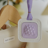 Tablettes de cire parfumées florales de luxe à suspendre pour la maison, la garde-robe et la voiture