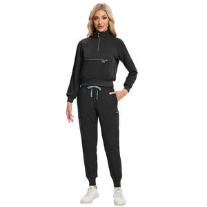 Tenues d'Infirmière Unisexe à Manches Courtes Élastiques pour Hôpital, Salon de Beauté, Salle d'Opération, Vêtements de Travail, Lavage des Mains, Marque Jinteng - Product Image 1