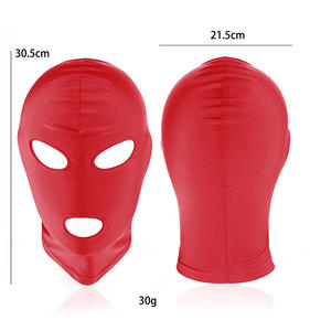 หน้ากากปิดตาแนว BDSM สำหรับพันธนาการผ้าสแปนเด็กซ์สี่รูปแบบอุปกรณ์สำหรับการเป็นทาส - Product Image 6