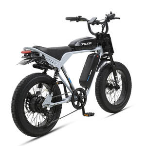 <span class=keywords><strong>Moto</strong></span> Elettrica TXED Personalizzabile <span class=keywords><strong>con</strong></span> Doppia Batteria 48V 13Ah, Telaio in Lega da 20'', Freno a Disco Idraulico, Motore da 750W - Product Image 3