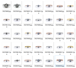 Servicio personalizado antiguo Halo corte redondo sal y pimienta diamante Split Shank <span class=keywords><strong>Pave</strong></span> anillos de compromiso para mujeres Moissanite - Product Image 4