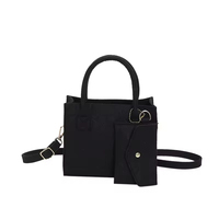 Sacs à main tendance pour femmes, 2 pièces, en feutre léger et pas cher, sacs à bandoulière pour femmes