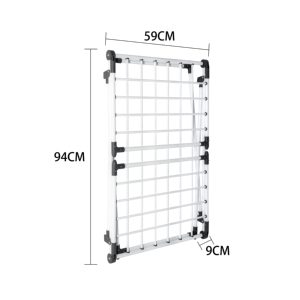Stendibiancheria Moderno a Ala di Gabbiano, Pieghevole e Salvaspazio, con Clip <span class=keywords><strong>per</strong></span> Calzini, Asciugamani e <span class=keywords><strong>Biancheria</strong></span> da Bagno - Product Image 6
