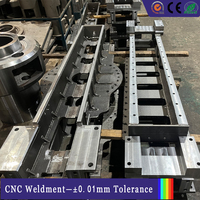 Structure industrielle de précision en acier usiné CNC sur mesure, service de fraisage de grande envergure