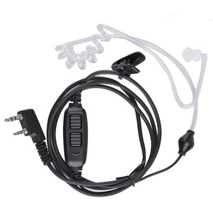 Baofeng Walkie Talkie Headset Air Duct In Ear Noise Cancelling Dual PTT With <b>Microphone</b> For Two Way Radio Communication - Product Image 1