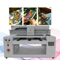 Impresora Xp600 Dtf Impresora Dtf Uv Impresora plana A3 Tamaño 3D Impresora plana de inyección de tinta para vidrio Acrílico Cerámica Impresión de piedra