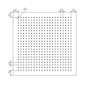 Série MOT-L 450x300x12mm Planche à pain optique en aluminium 6061 pour expériences laser - Product Image 2