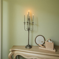 LANJO Chandelier de sol de luxe en bronze, durable, multi-brins, sur pieds hauts, ornements, accessoires de mariage, haute qualité