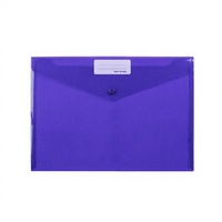 Carpeta de Archivo A4 Colorida en Oferta, Bolsa de Documentos de Plástico PP con Cierre de Botón, Organizador de Papel para Oficina y Escuela