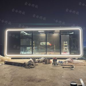 Cabaña de Hotel Tipo Cápsula Espacial de Aleación de Aluminio con Una Habitación y Amplio Espacio para Turismo al Aire Libre y Estadías Familiares - Product Image 2