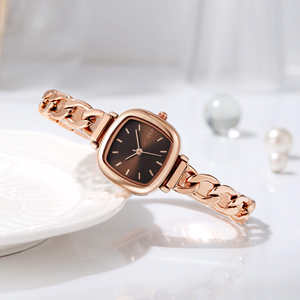 Montre pour femme de la collection limitée Fashion Square, style bracelet, étanche, polyvalente, à quartz - Product Image 2