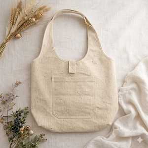 Eco Friendly Cotton Vintage Fashion Hobo <b>Bag</b> Reusable <b>Shoulder</b> Tote <b>Bag</b> Custom Logo Canvas <b>Slouch</b> <b>Bag</b> for Women Wholesale - Product Image 1