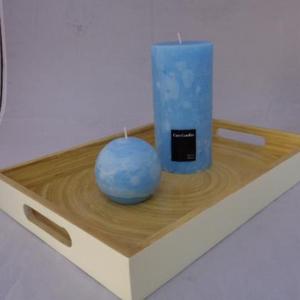 Caro RUSTIC <b>Paraffin</b> Pillar Candle-Various Colors - Product Image 2