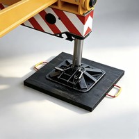 Patins de support en polyéthylène pour engins de chantier / Blocs d'espacement en polyéthylène