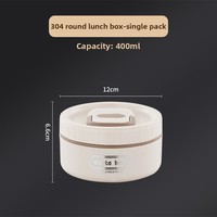 Edelstahl Thermische Lunchbox Tragbar Mehrschichtig Versiegelt Mikrowellengeeignet 304 Edelstahl >3 Ebenen mit Deckel für Büroangestellte