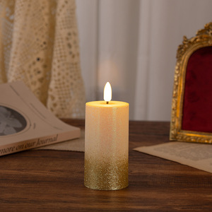 Home Decor Electronic LED <strong>Candles</strong> Powder-coated Gold and Silver Festive Party <strong>Candles</strong> Flameless &amp; Led <strong>Candles</strong> - Product Image 2