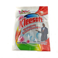 Sacs d'emballage de poudre de détergent en plastique à impression couleur personnalisée, sac de détergent de poudre de lavage de lessive écologique