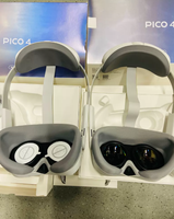 Headset VR PICO 4 Bekas All-in-One 6DoF Lensa Pancake Kacamata VR Mendukung Steam VR