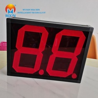 Affichage numérique à tube à segments de 10 pouces pour extérieur, grand format, protocole Modbus-RTU, 4 bits, RS485, étanche