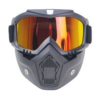 Masque de moto populaire et tendance, véritable masque de protection anti-vent et anti-poussière pour moto tout-terrain, protection UV400