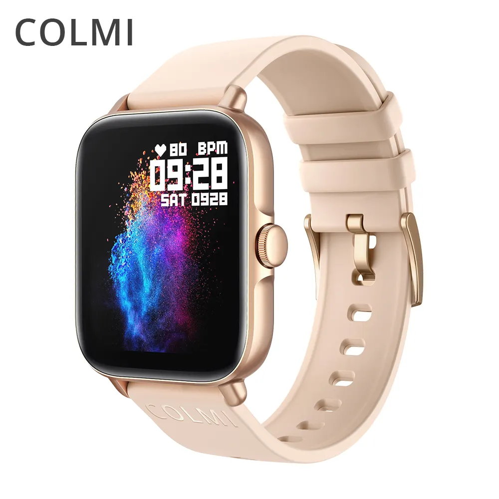 2022 Hot selling square smart watch P28Plus Waterproof Low Price Heart Rate Monitor