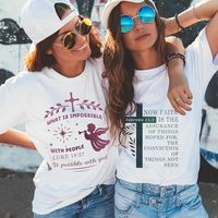 Fer vêtements transfert Bible T-Shirt patchs méthode d'impression par transfert de chaleur pour taies d'oreiller et autres articles chaleur