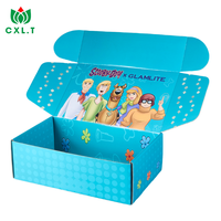 Boîte en carton ondulé pour l'expédition de jouets recyclables, impression de logo personnalisé, emballage en carton pour jouets