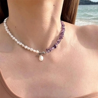 Collar de Perlas de Agua Dulce y Malaquita Verde Hecho a Mano, Longitud Personalizada, Cierre de Acero Inoxidable Dorado