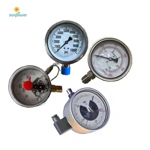 40mm özel kuru u-şekil kelepçe manometre 0-10kg/cm2/Mpa basınç göstergesi kullanılan 40mm