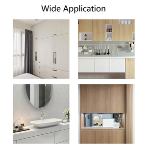 Cierre Magnético Moderno para Gabinetes, Sistema Push Open, ABS, Cierre Suave y Silencioso, Amortiguador, Herraje para Cajones y Armarios, DIY, para Sala de Estar - Product Image 6