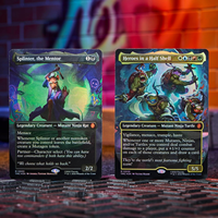 Venta al por Mayor de Magic: The Gathering, Mazo de Comandante de las Tortugas Ninja Adolescentes, Juego de Cartas Coleccionables Turtle Power