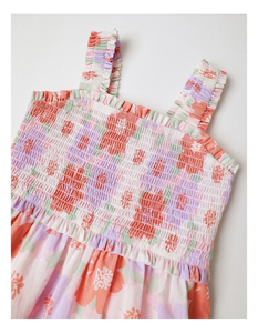 Robe d'été en coton pour filles avec tissu léger et respirant conçu pour un confort tout au long de la journée, tenue scolaire, jeu et week-end - Product Image 6