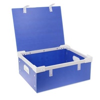 Flûte PP pliable réutilisable personnalisée pour Corflûte creuse pour Coroplast Boîte de rangement en plastique ondulé à prix d'usine