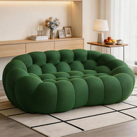 Canapé-lit moderne à double assise en mousse haute densité, compressé sous vide, pour salon, design personnalisé de niveau confort premium